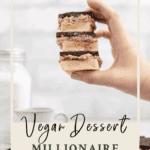 Vegan Millionaire Shortbread Recipe pin.