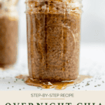 Overnight Chocolate Chia Seed Pudding Recipe Pin