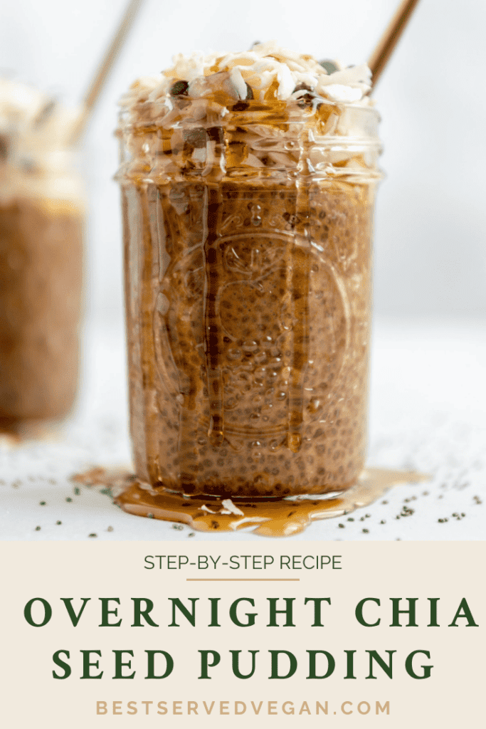 Grab & GO! Chia Seed Pudding in Mason Jar