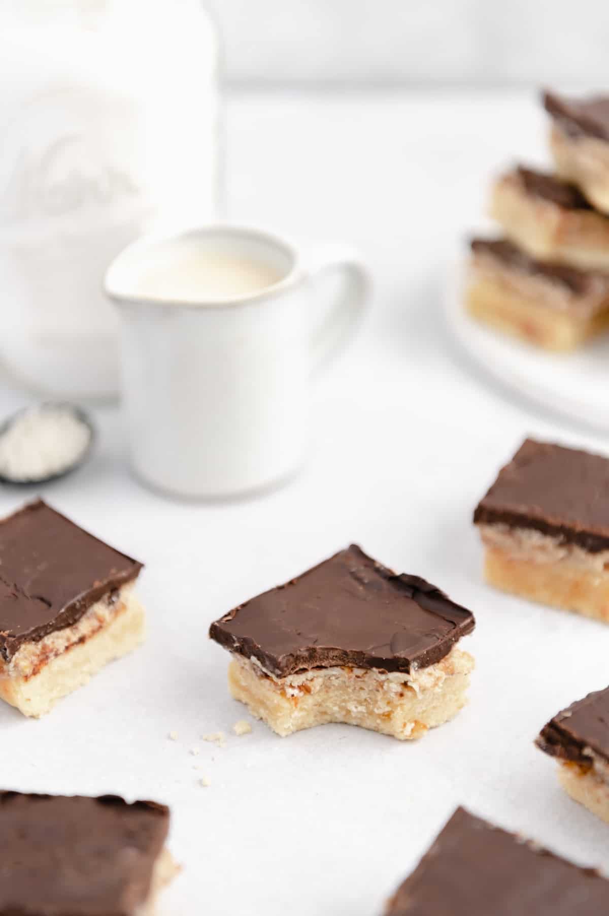 Million Dollar Bars (a.k.a. Twix Cookie Bars) - Best Served Vegan
