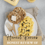 Honest Just Egg review Pinterest pin.