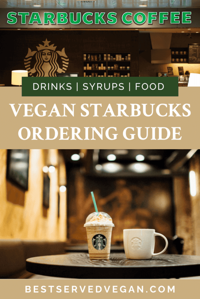 The best vegan Starbucks drinks pin.