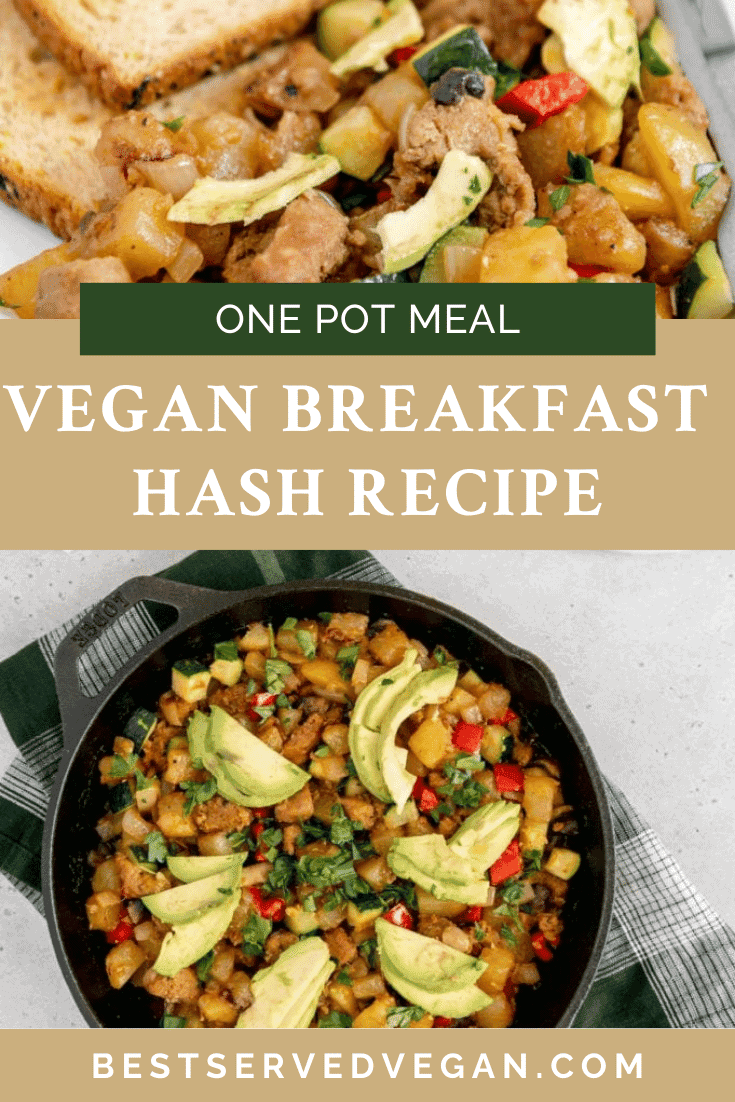Vegan Breakfast Hash in a Skillet - Best Served Vegan