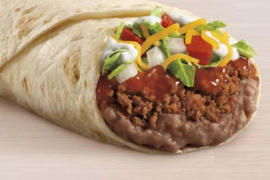 Burrito supreme from Taco Bell.