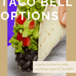 How to order vegan at Taco Bell Pinterest pin.