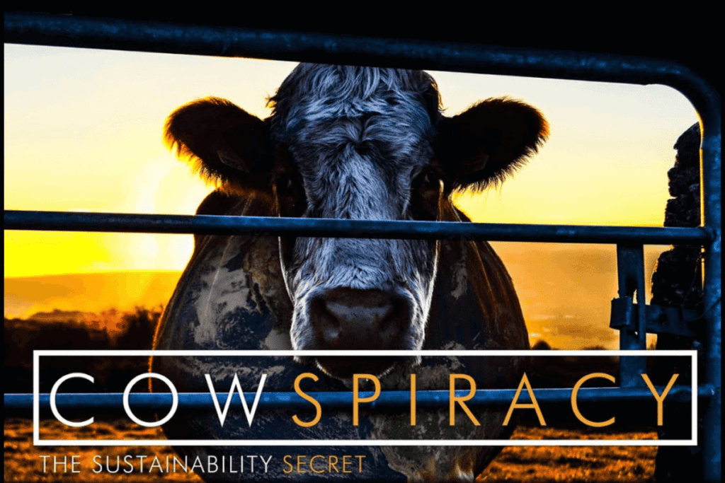 Cowspiracy film poster.