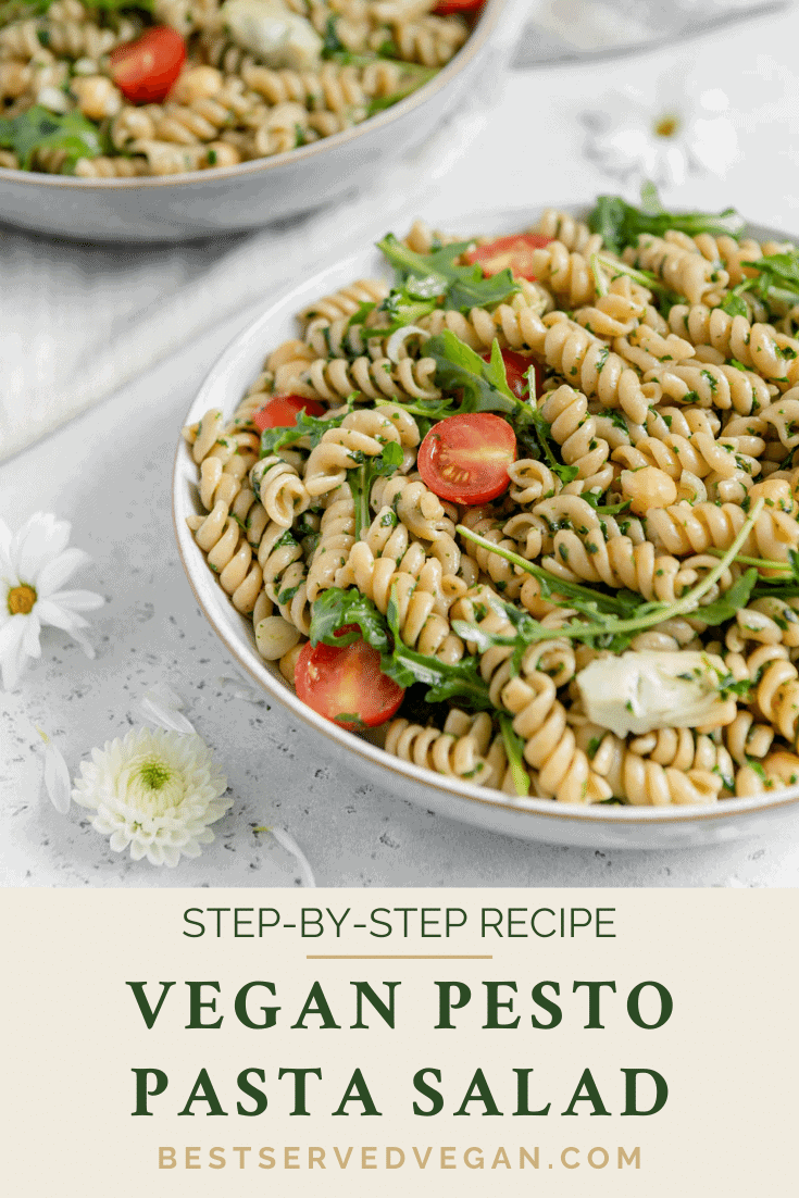 Vegan Pesto Pasta Salad (PERFECT Summer Meal) - Best Served Vegan