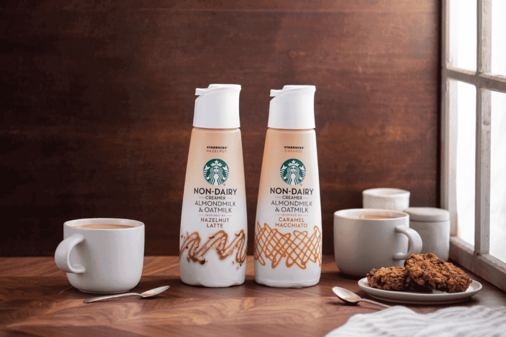 Starbucks flavored non-dairy creamer.