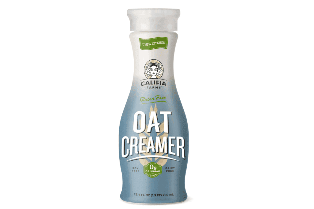 Califia oat creamer carton.