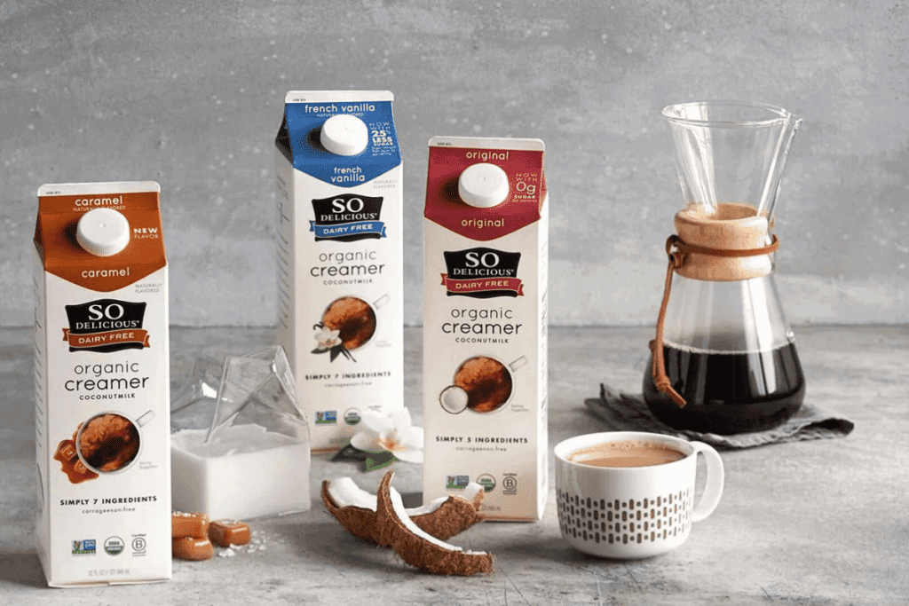 Different So Delicious dairy-free creamer.