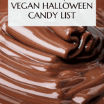 Vegan Halloween candy Pinterest pin.