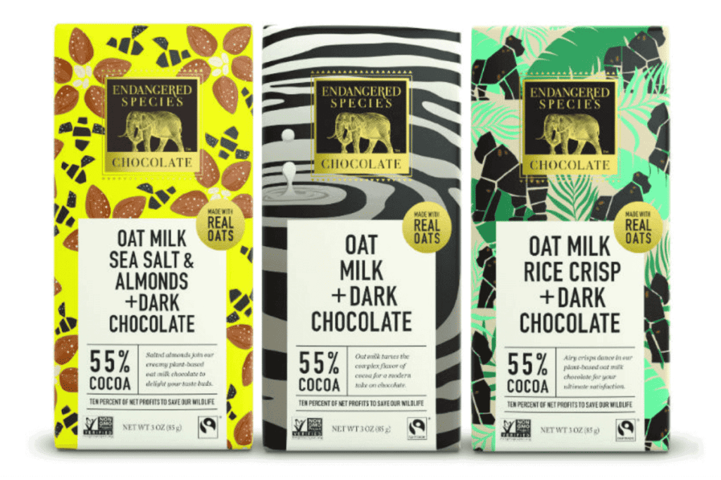 Vegan Chocolate from Endangered Species Chocolate.