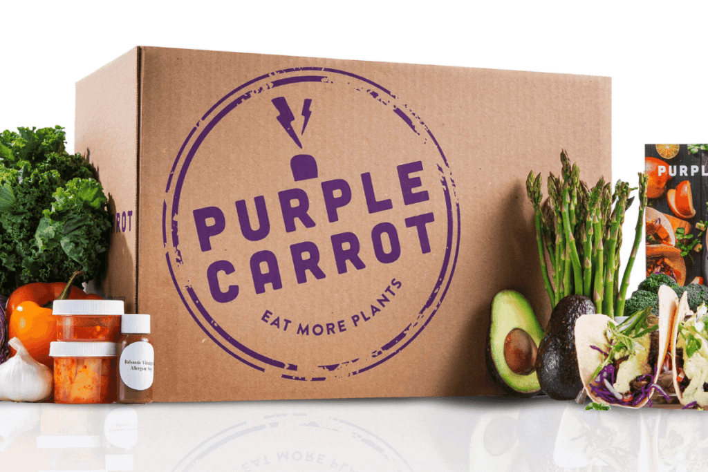 Purple Carrot subscription box.
