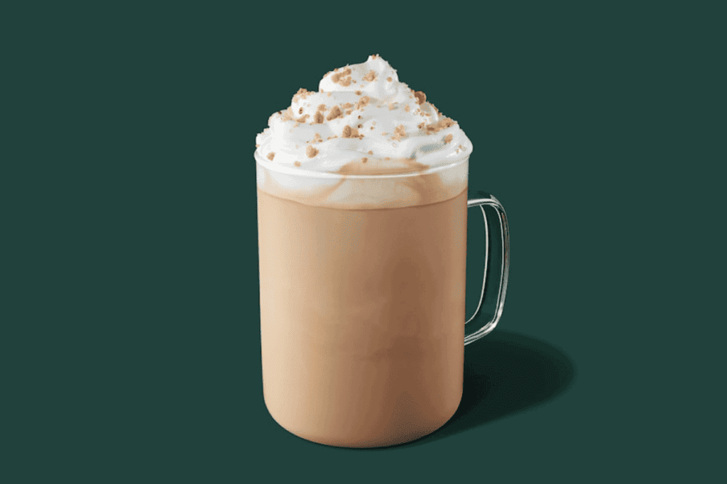 A holiday Starbucks drink - chestnut praline latte.