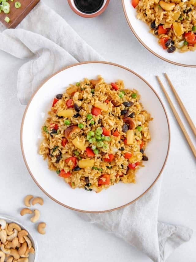 Vegan Pineapple Fried Rice