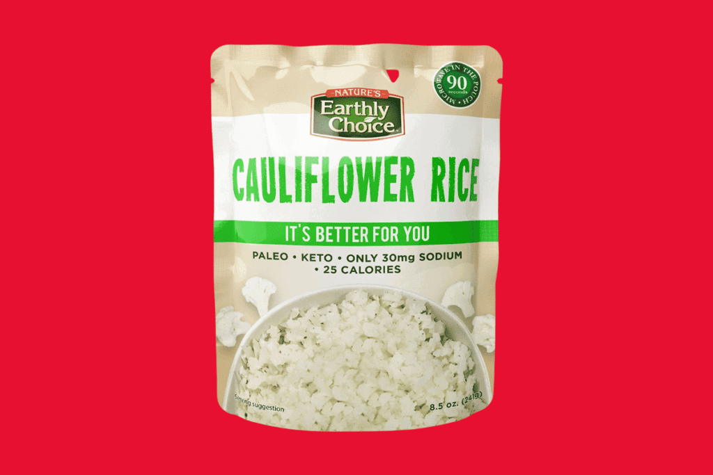 Organic Riced Cauliflower from Costco.