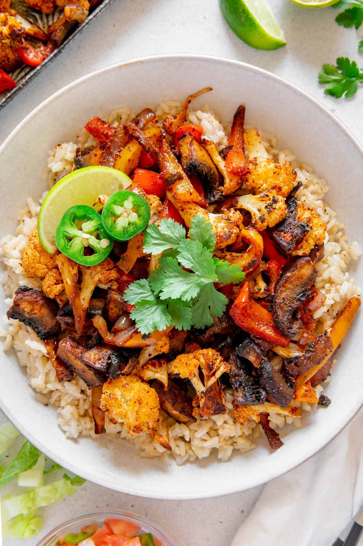 Vegan Fajita Bowl - Best Served Vegan