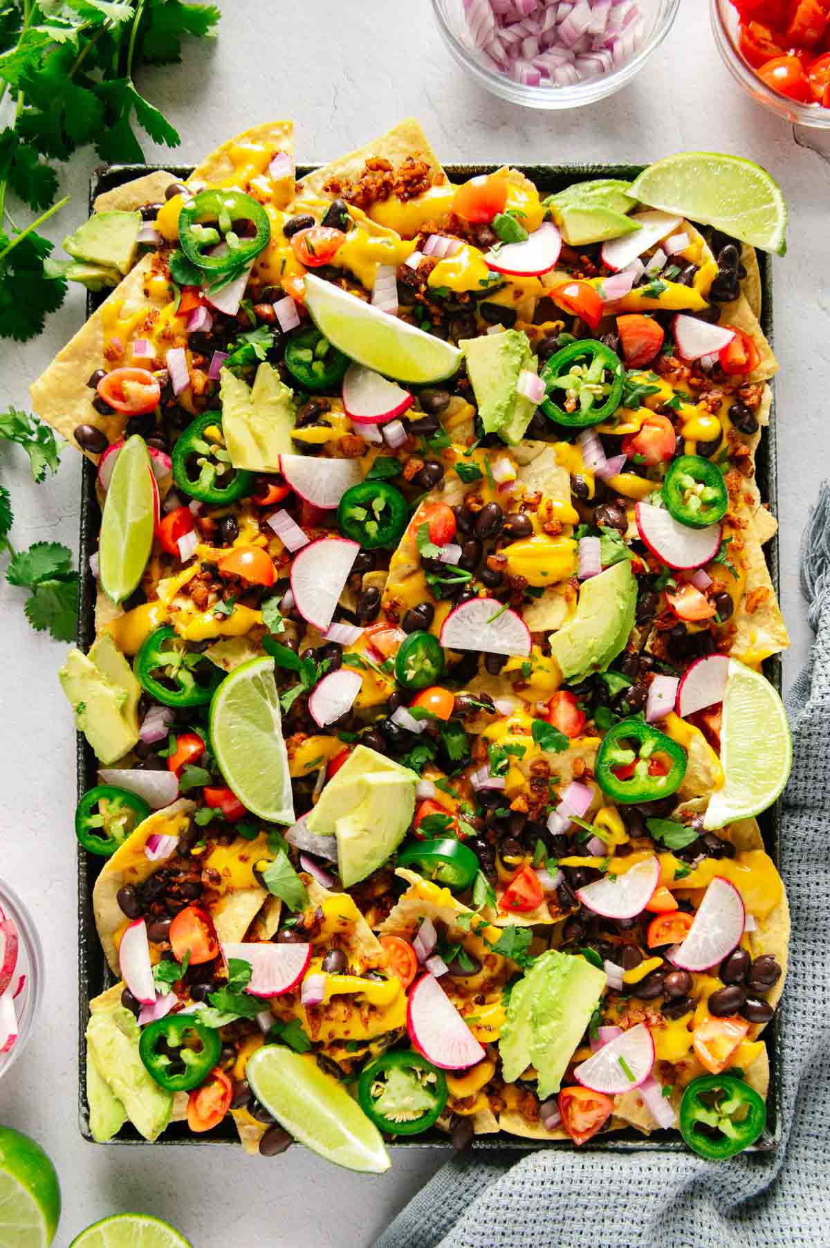 Vegan Sheet Pan Nachos - Best Served Vegan