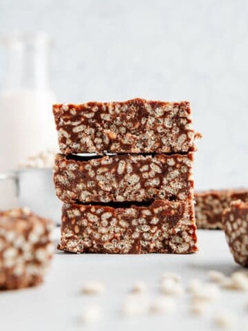 Vegan Chocolate Rice Krispie Treats